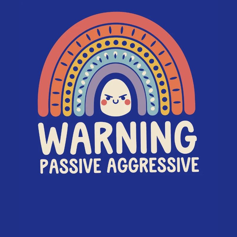 Caution Passive Aggressive Rainbow