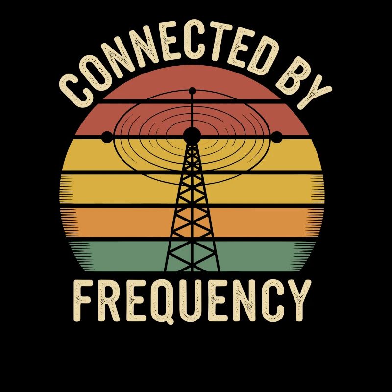 Amateur radio operator connected by frequency