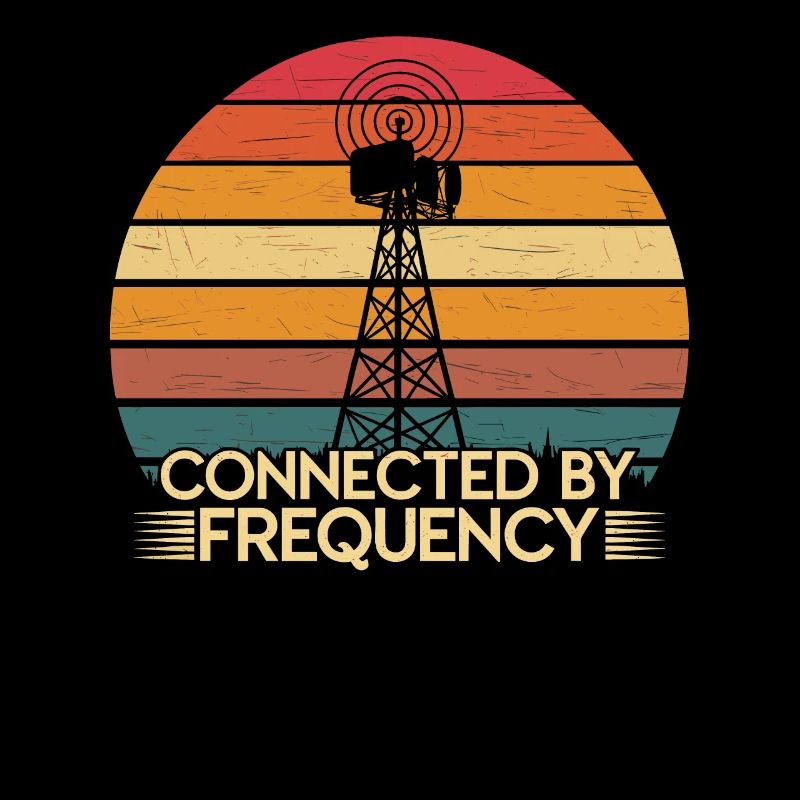 Amateur radio operator connected by frequency