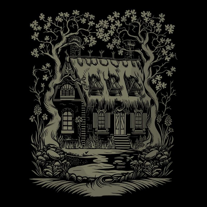 Dunkles Cottagecore Märchenhaus