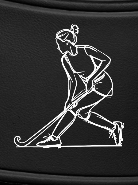 Field hockey player Drawing