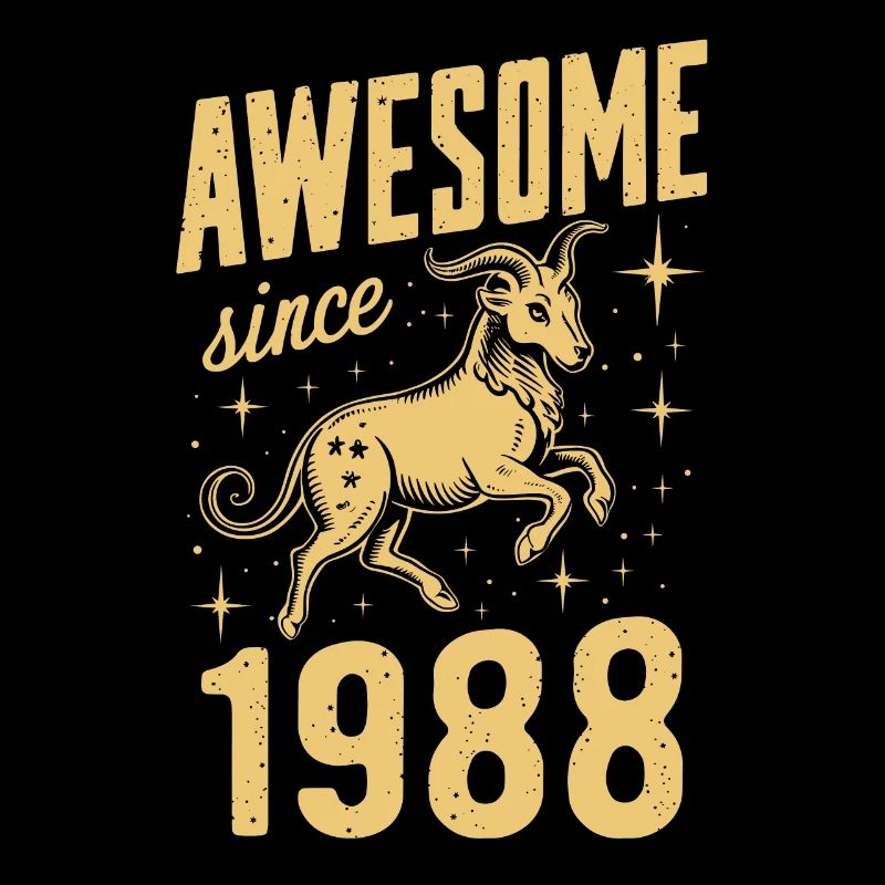 Capricorn birthday great since 1988