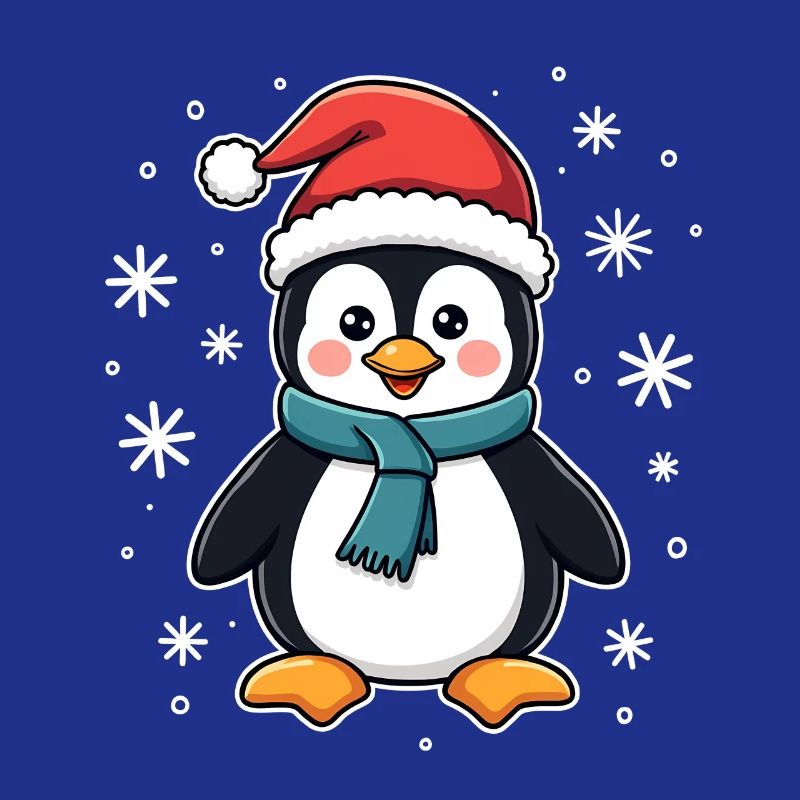 Pinguin - Weihnachtshemd
