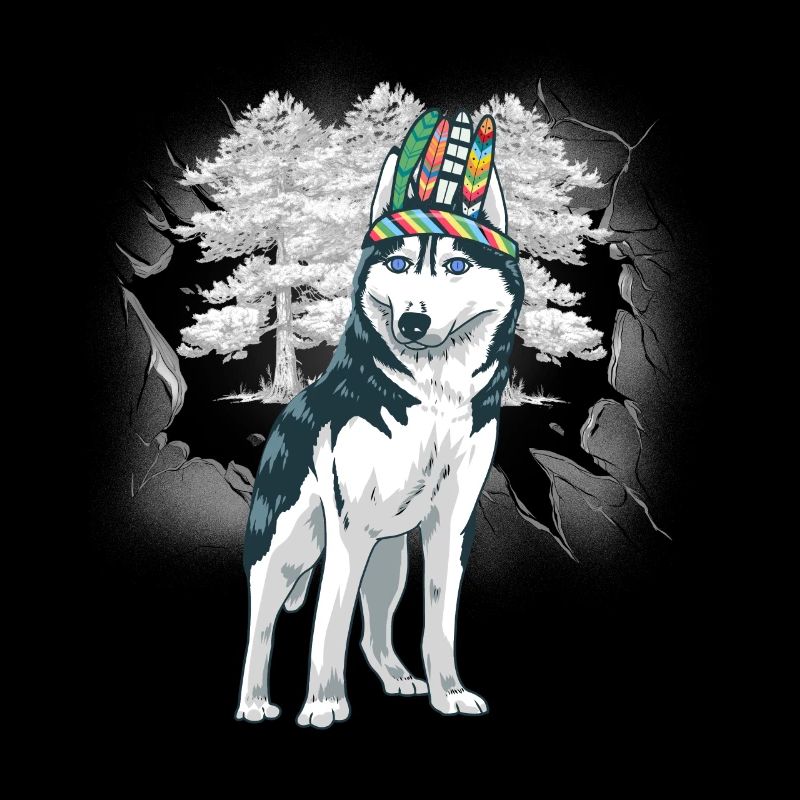 Chamans Husky Chaman Loup Loups