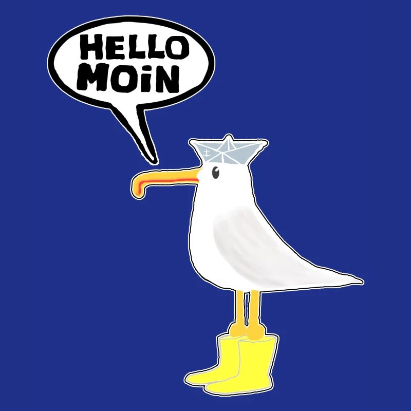Hello Seagull Rubber Boots Hello Moin