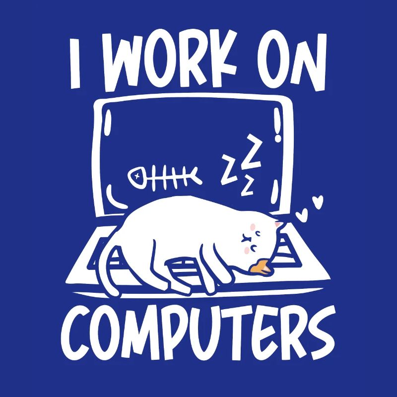 I work on computers