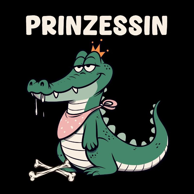 Carnaval Princesse Crocodile Cologne Alaaf Drôle