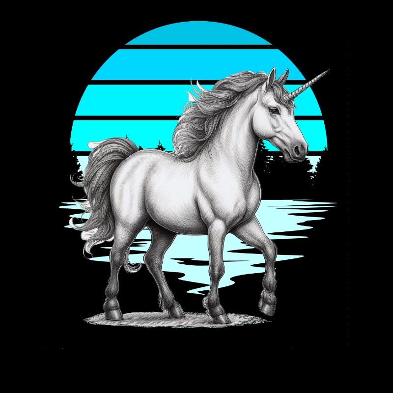 Pferd Pferde Einhorn Einhörner Fabelwesen Märchen