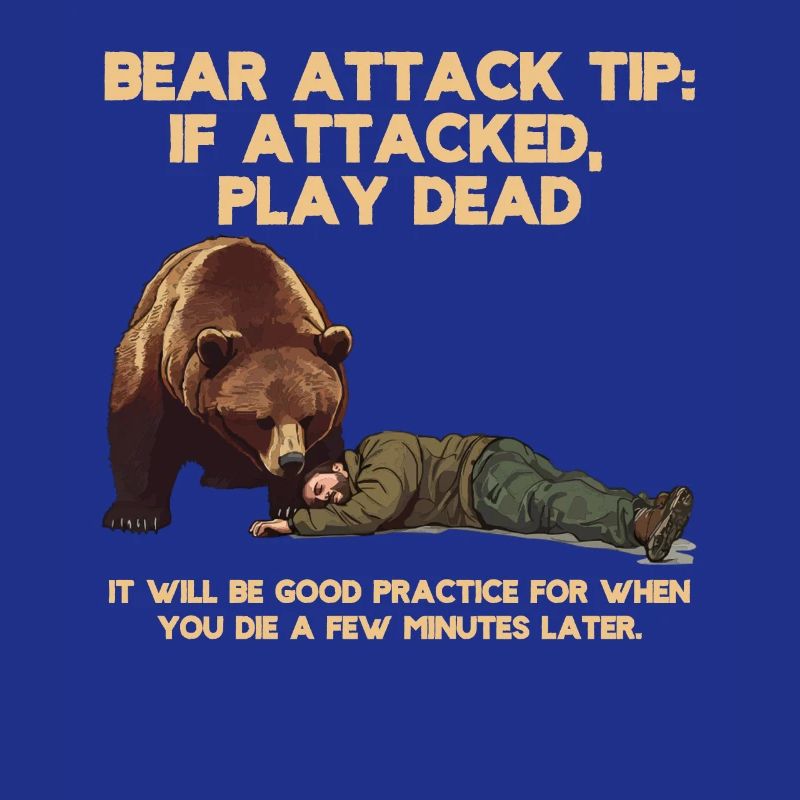 Bear Attack Tip: Feign Death for Attack
