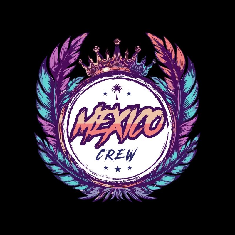 Mexique Crew Coloré