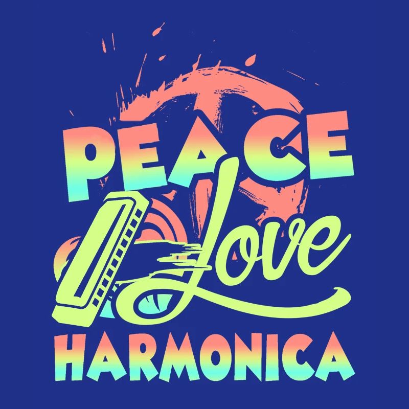 Peace Love Harmonica