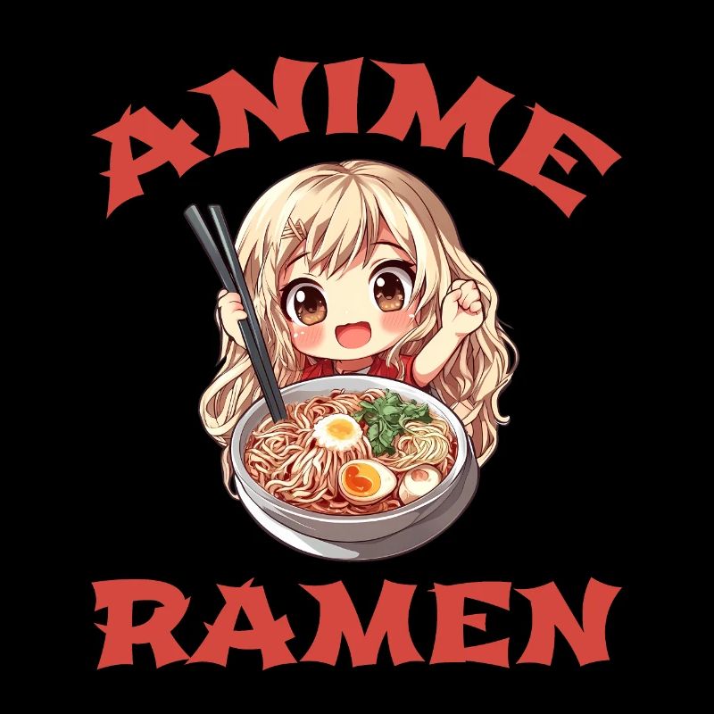 Anime Ramen Mädchen