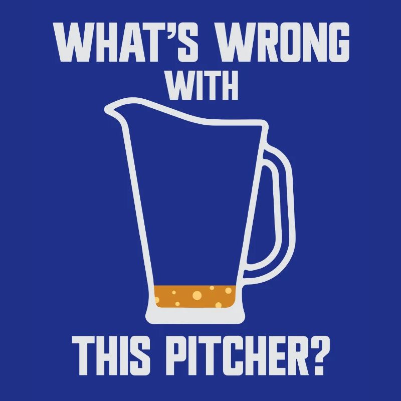 What's Wrong With This Pitcher? Humorous graphics