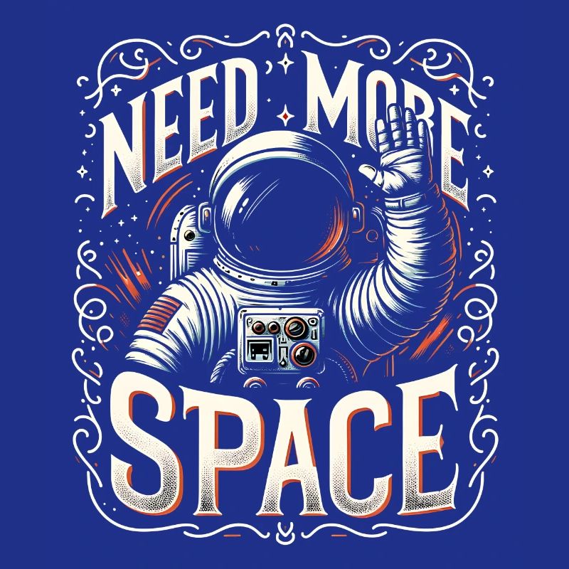 I need more space Free space Astronaut waves