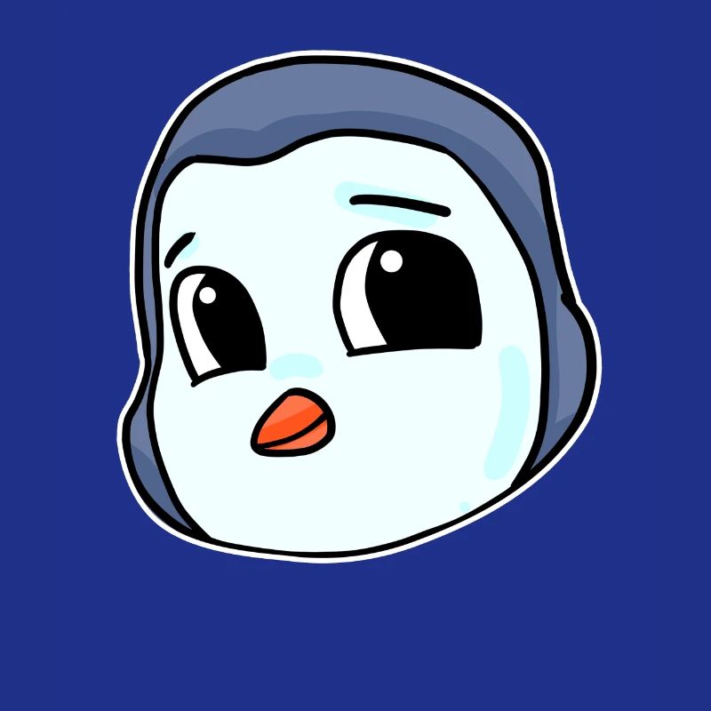 Pinguin Kopf Vogel Seevogel