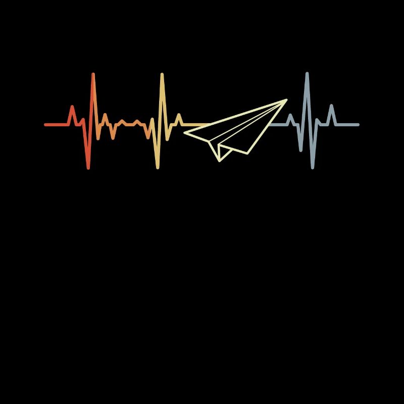 Papierflugzeug Herzfrequenz