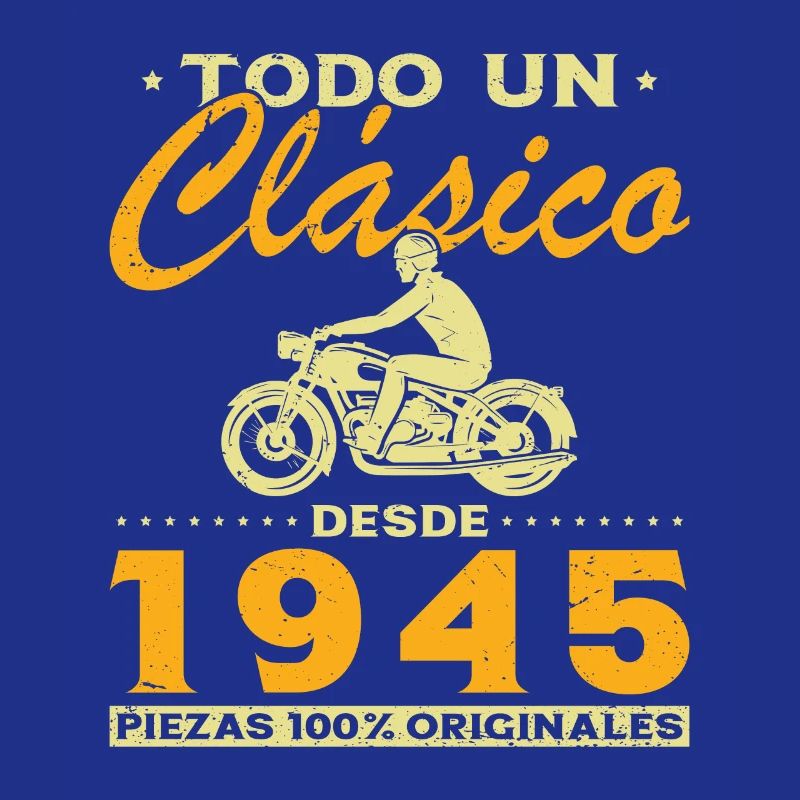 Biker Ein Klassiker, der 1945 geboren wurde