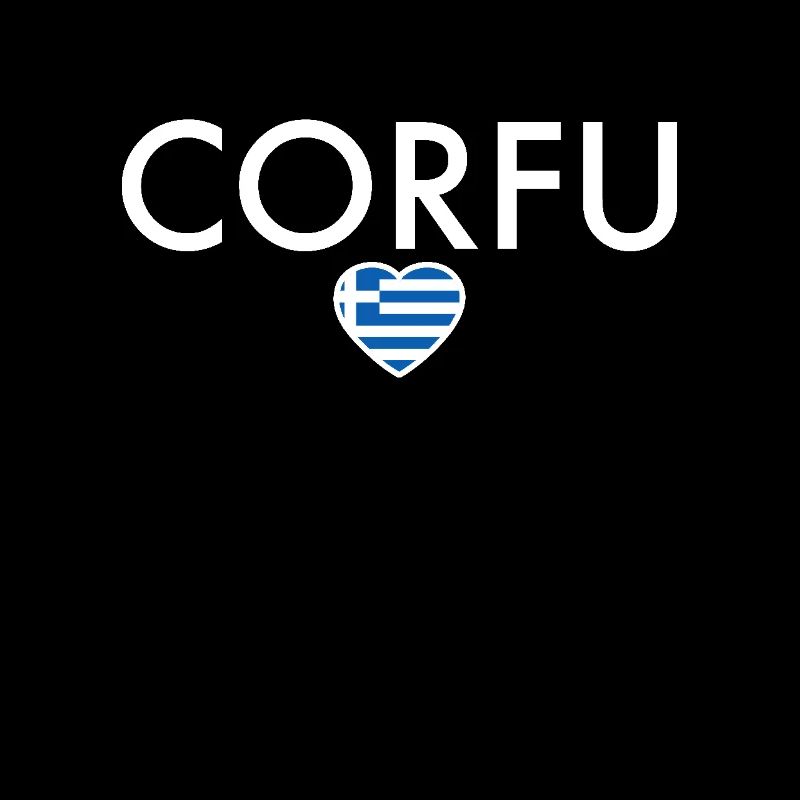 Corfou Grèce Drapeau grec Grec