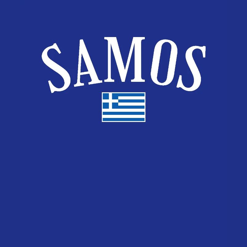 Samos Grèce Drapeau grec Grec