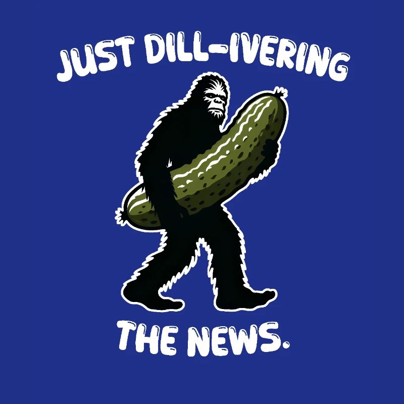 Juste de l’aneth. Cornichon Bigfoot Sasquat