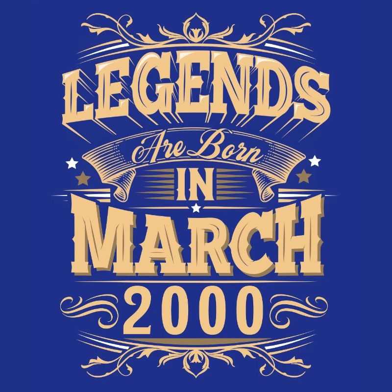Légende de l’anniversaire de mars 2000