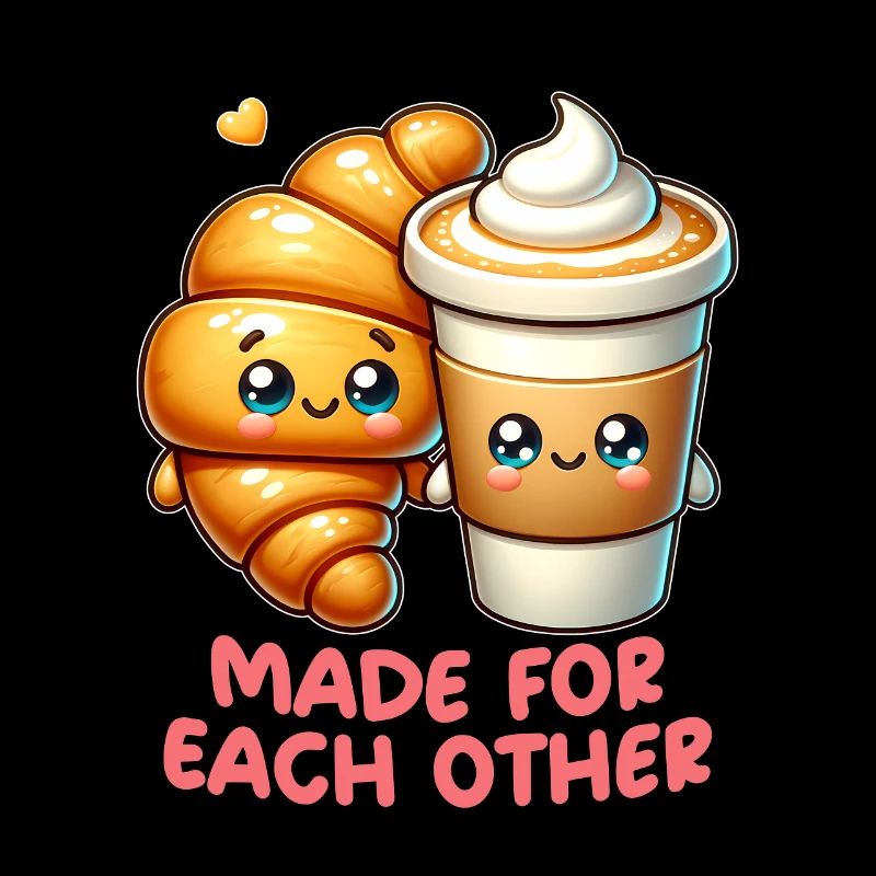 Cappuccino and croissant