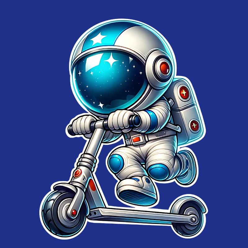 E-Scooter E-Roller Astronaut Scooter