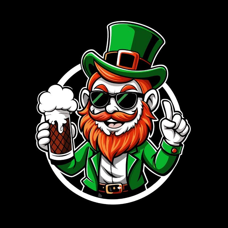 Leprechaun & Beer - Saint-Patrick - Irlande