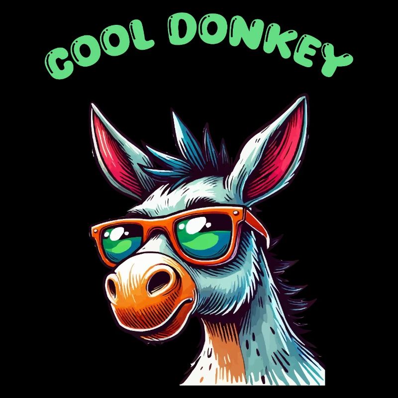 Âne Bande Dessinée Cool