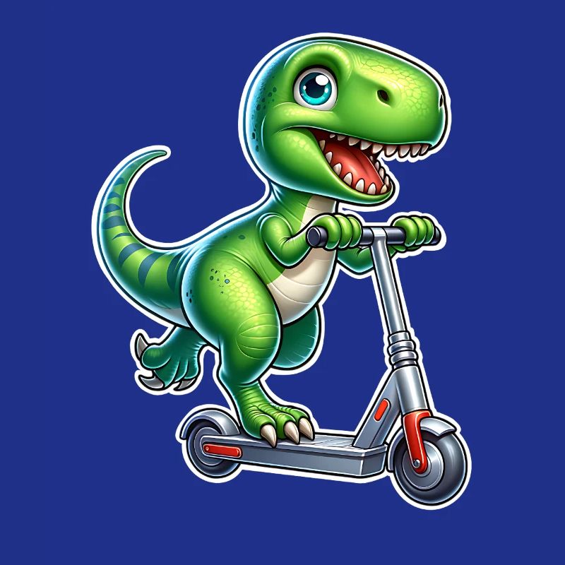 E-Scooter E-Roller T Rex Dino Scooter