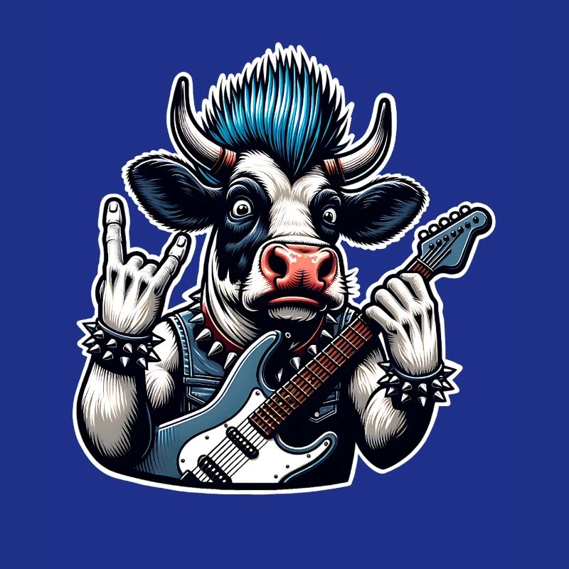 Kuh Guitariste de Rock and Roll