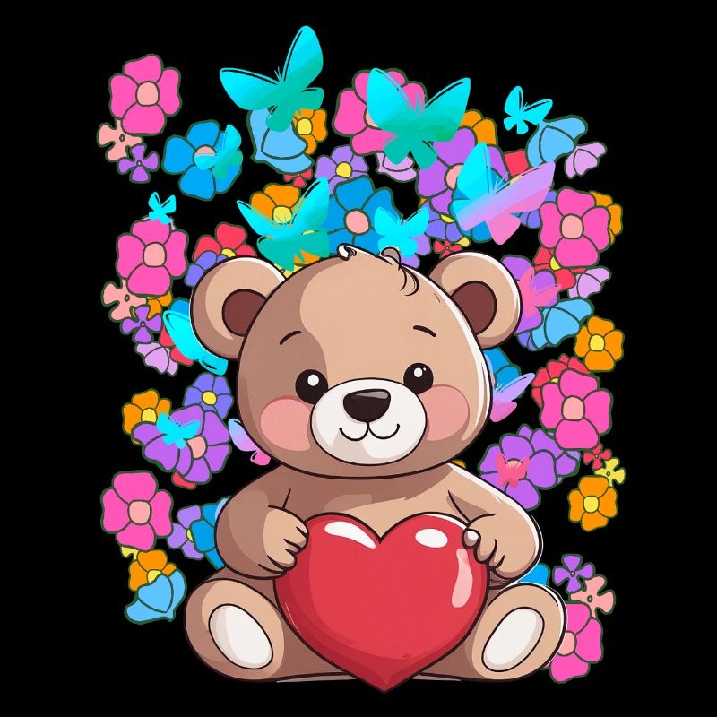 Valentin Valentinstag Teddy Heru Teddybär Bär Kind