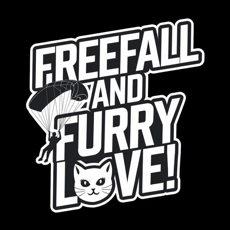 Skydive Cat | Skydiving Gift