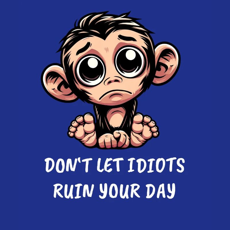 Sad Monkey Emotionally Loyal Chimpanzee
