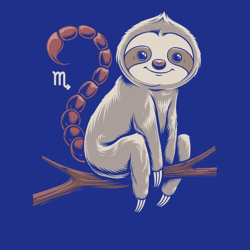 Cozy Scorpio Sloth for