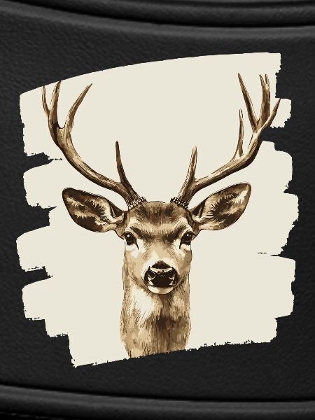 Deer with antlers