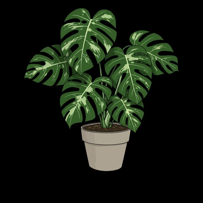 Monstera coloré