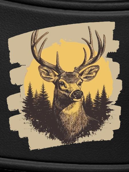 Deer with antlers