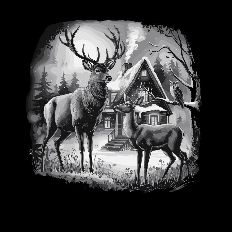 Deer Landscape Forest Experience nature with