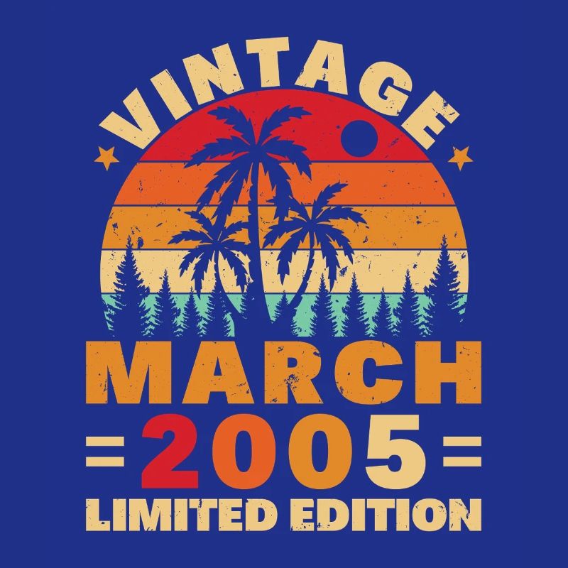 März 2005 Vintage Retro Geburtstagsgeschenk