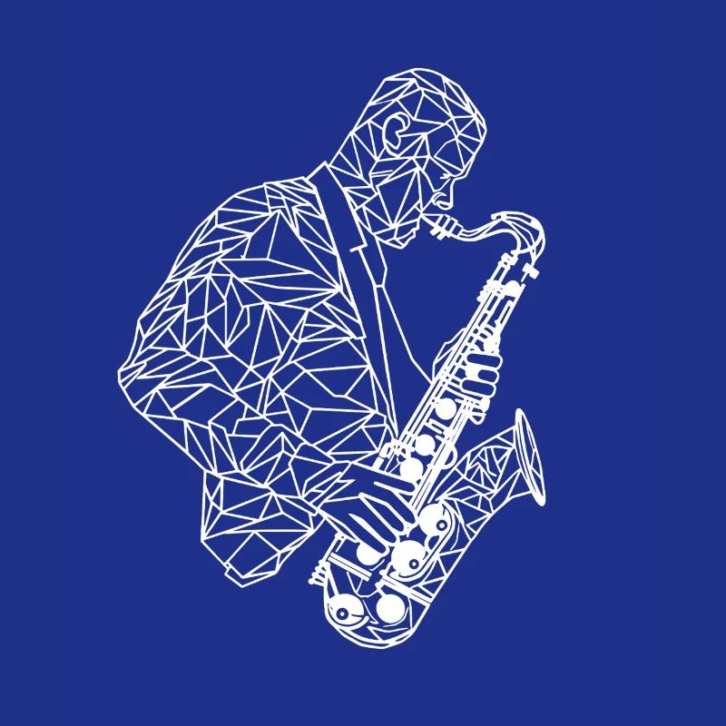 Saxophonist Drawing
