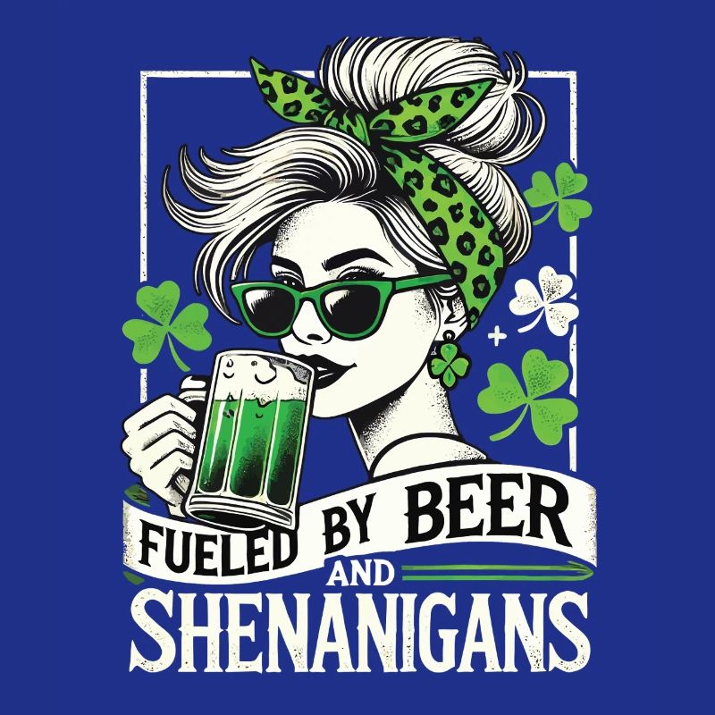 Saint-Patrick Bière drôle Shamrock Fun