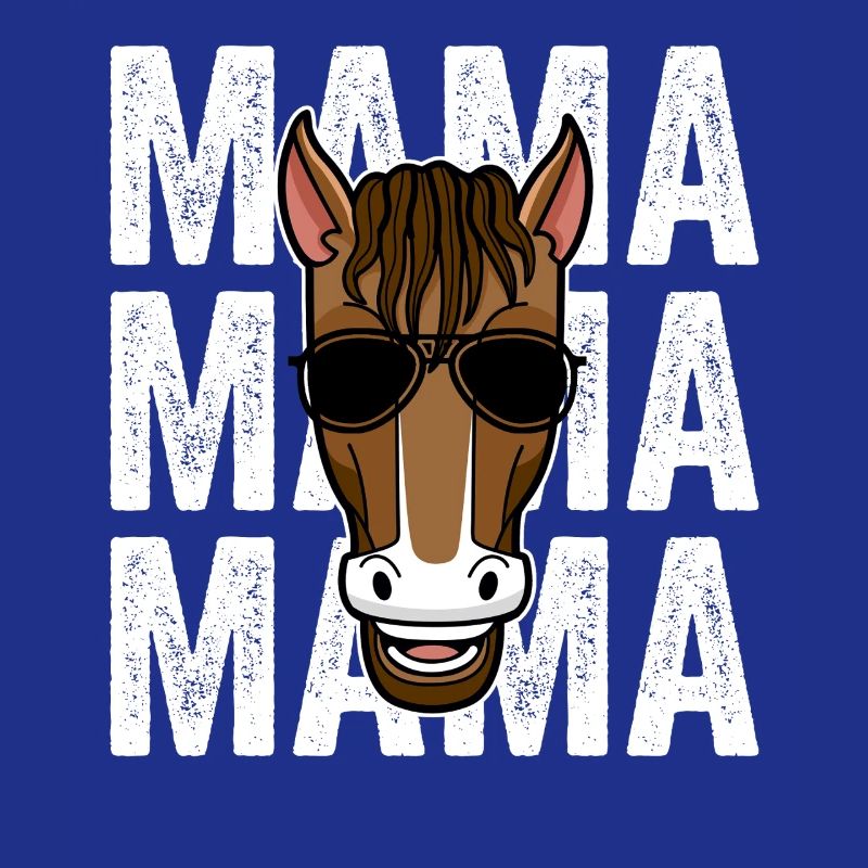 Reiten Mama Mutter Pferd