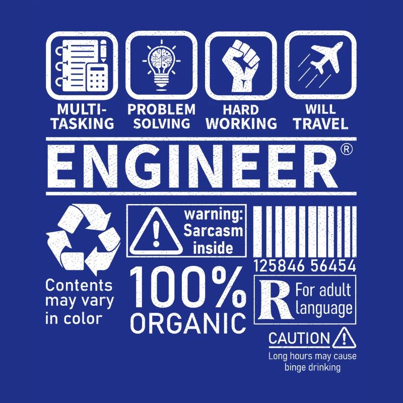 engineer multitasking problem solving hard working