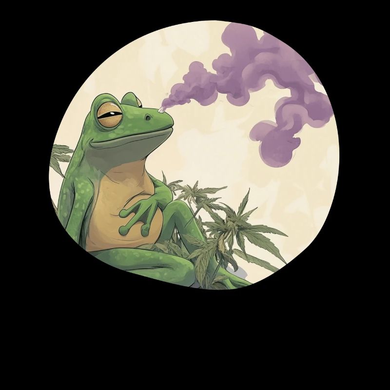 Weed-Smoking Frog Prince: Stoned Quak