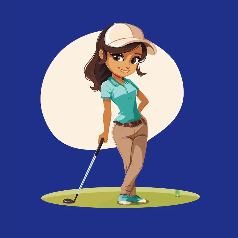 Bande dessinée golfeuse