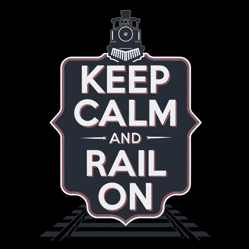 KEEP CALM AND RAIL ON