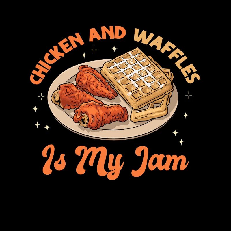Chicken Waffles Breakfast Waffle Cook