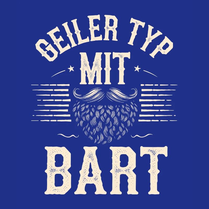 Geiler Typ Mit Bart Bartträger Barbier Vollbart