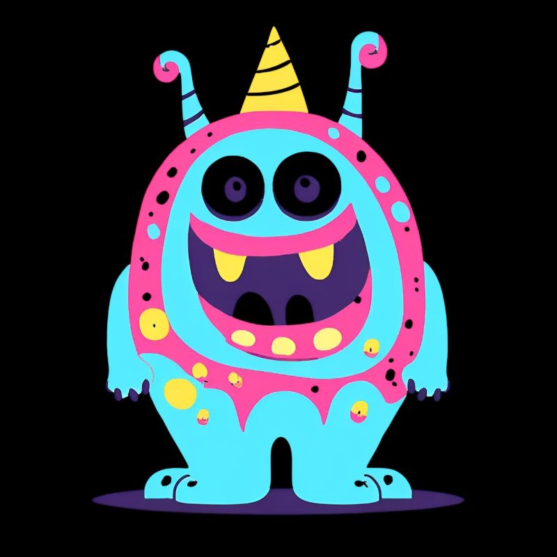 Cute and funny cuddle monster kids